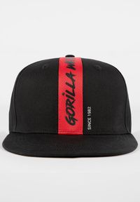 GORILLA WEAR - Malone Snapback Czapka - Czarny. Kolor: czerwony, czarny, wielokolorowy