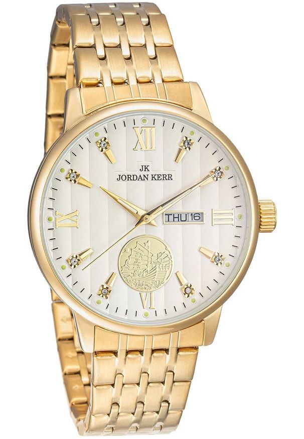 Zegarek damski Jordan Kerr L1070 złoty st. Kolor: złoty
