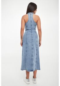 Armani Exchange - Sukienka jeansowa midi ARMANI EXCHANGE. Materiał: jeans. Długość: midi #4