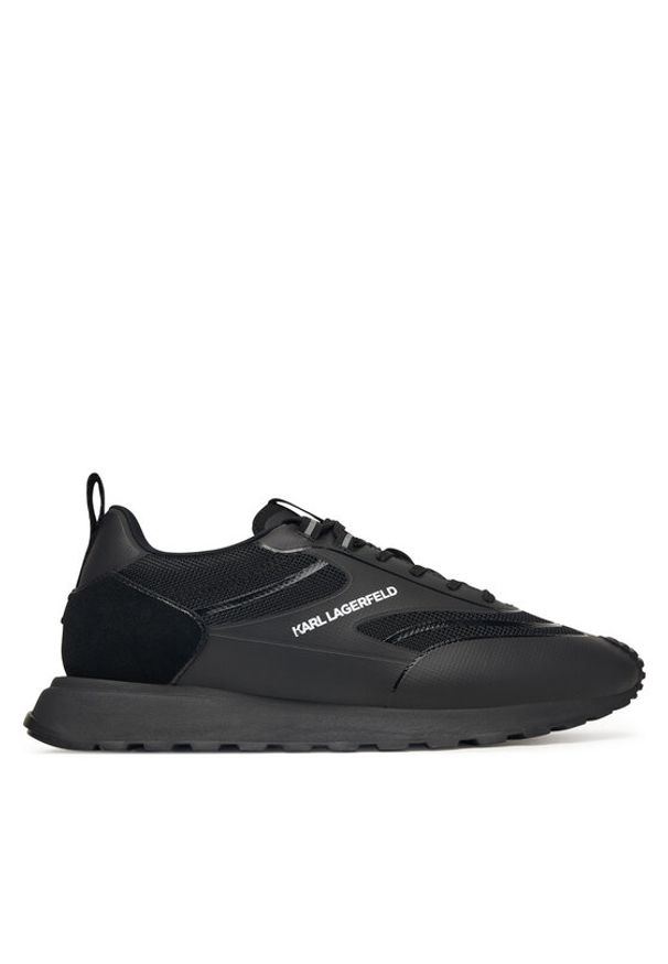 Karl Lagerfeld - KARL LAGERFELD Sneakersy KL51116 Czarny. Kolor: czarny. Materiał: skóra, zamsz