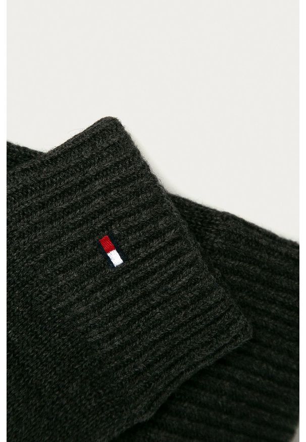 TOMMY HILFIGER - Tommy Hilfiger - Rękawiczki. Kolor: szary