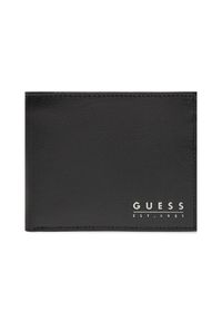 Guess - GUESS Czarny męski portfel Mestre Billfold. Kolor: czarny #3