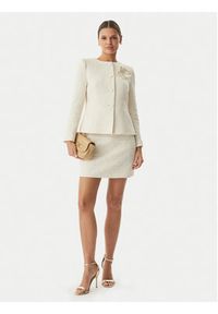 Rinascimento Marynarka CFC0128068003 Beżowy jasny Slim Fit. Kolor: beżowy. Materiał: syntetyk #2