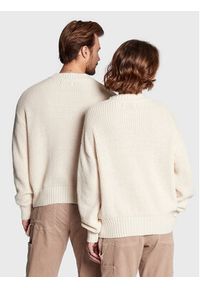 Leeves Sweter Unisex Antelope Écru Regular Fit. Materiał: bawełna #2