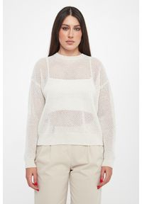 Sweter damski ażurowy z cekinami PESERICO. Wzór: ażurowy #3