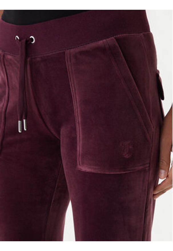 Juicy Couture Spodnie dresowe Layla JCSEBJ001 Bordowy Flared Leg. Kolor: czerwony. Materiał: syntetyk
