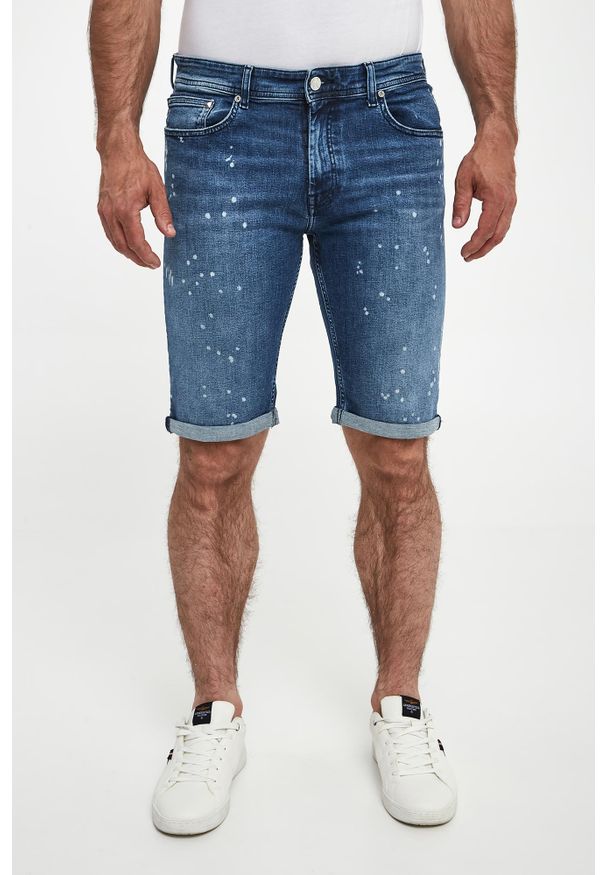 Karl Lagerfeld - Szorty jeansowe męskie KARL LAGERFELD. Materiał: jeans