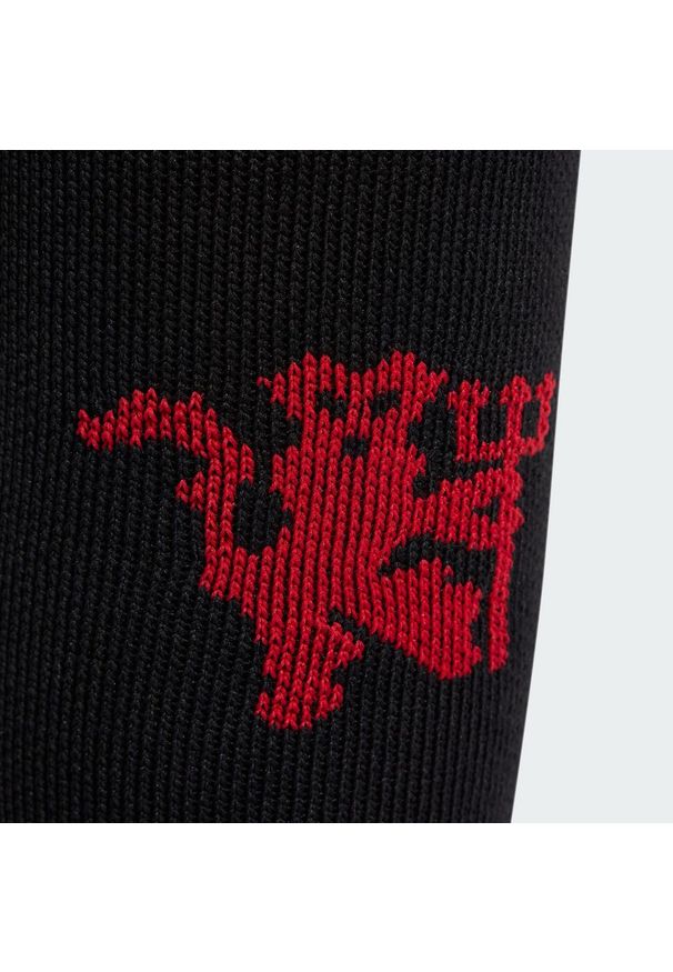 Adidas - Getry Manchester United 24/25 Home. Kolor: czarny. Materiał: materiał