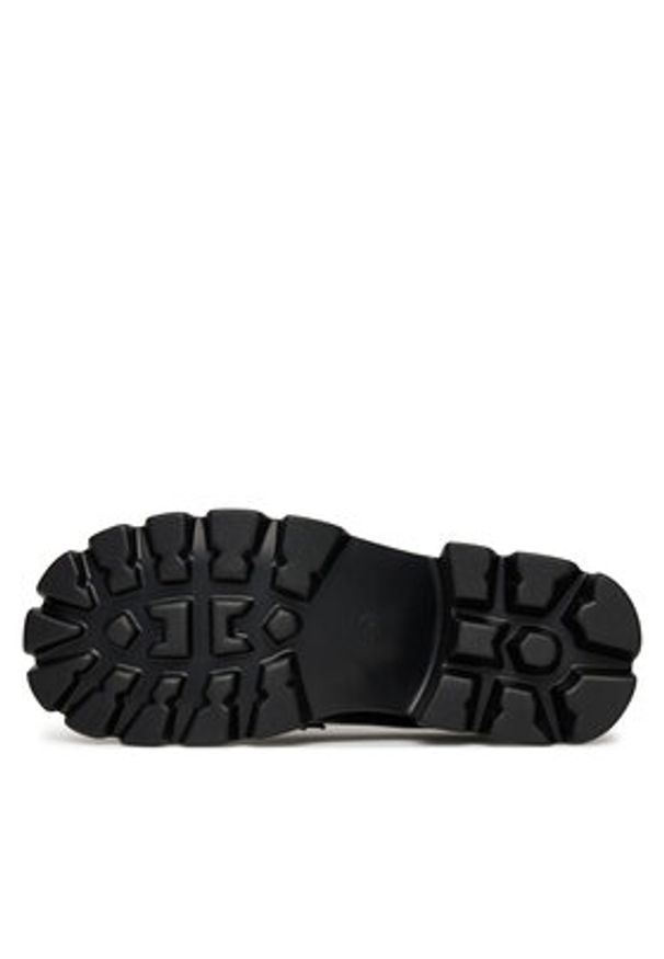 DeeZee Loafersy HLD-2016-1 Czarny. Kolor: czarny. Materiał: skóra