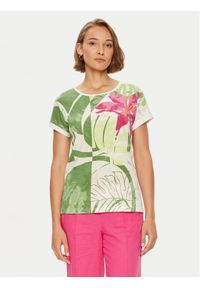 Olsen T-Shirt 11104863 Kolorowy Regular Fit. Materiał: bawełna. Wzór: kolorowy