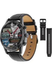 Smartwatch Microwear SG-Gadgets 70 Series Czarno-brązowy. Rodzaj zegarka: smartwatch. Kolor: czarny, wielokolorowy, brązowy #1