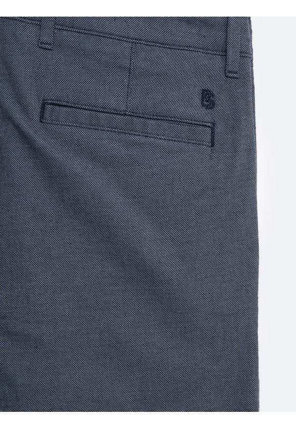 Big-Star - Spodnie męskie chinosy niebieskie Erhati 401. Kolor: niebieski. Materiał: tkanina, len, materiał. Wzór: nadruk, haft. Sezon: wiosna, jesień, lato. Styl: klasyczny