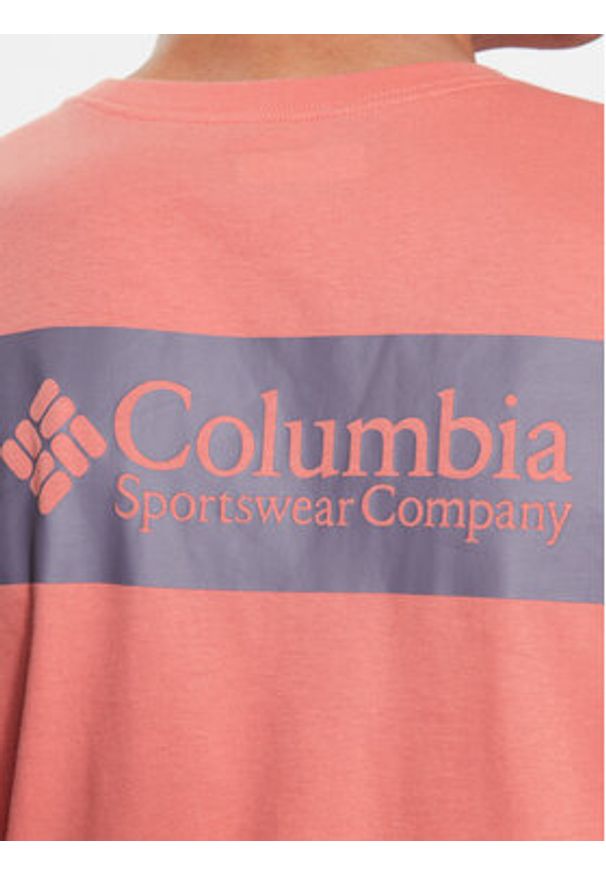 columbia - Columbia T-Shirt North Cascades™ Short Sleeve Tee Pomarańczowy Regular Fit. Kolor: pomarańczowy. Materiał: bawełna