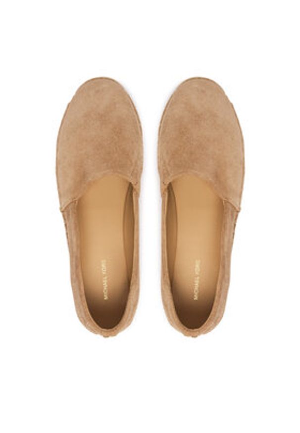 MICHAEL Michael Kors Espadryle Kenze 40R6KZFP1S Beżowy. Kolor: beżowy. Materiał: skóra, zamsz