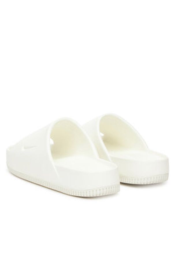 Nike Klapki Calm Slide DX4816 100 Biały. Kolor: biały