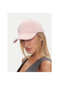 Czapka z daszkiem Guess. Kolor: różowy #1