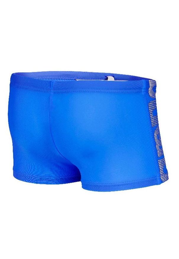 Kąpielówki chłopięce spodenki kąpielowe bokserki na basen Arena Logo. Kolor: niebieski