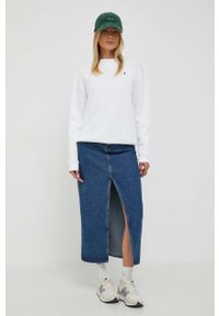Polo Ralph Lauren bluza damska kolor biały gładka. Typ kołnierza: polo. Kolor: biały. Wzór: gładki #4