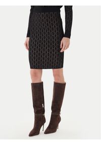 Marciano Guess Spódnica mini 5YGD16 5877Z Czarny Slim Fit. Kolor: czarny. Materiał: wiskoza
