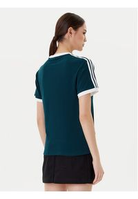 Adidas - adidas T-Shirt 3-Stripes JY4855 Zielony Regular Fit. Kolor: zielony. Materiał: bawełna #5