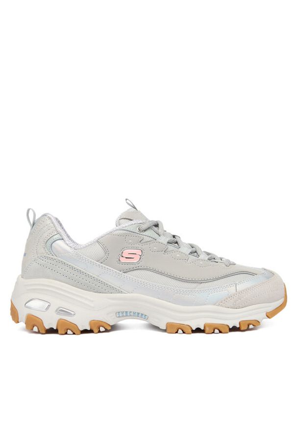 skechers - Skechers Sneakersy D'Lites 150556/GRY Szary. Kolor: szary. Materiał: materiał