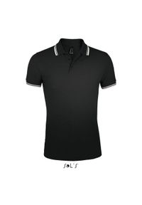 SOL'S - Polo Sol's Pasadena. Typ kołnierza: polo. Kolor: wielokolorowy, biały, zielony. Styl: elegancki #2