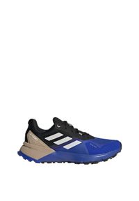 Adidas - Buty Terrex Soulstride RAIN.RDY Trail Running. Kolor: szary, niebieski, zielony, wielokolorowy, brązowy. Materiał: materiał. Model: Adidas Terrex. Sport: bieganie