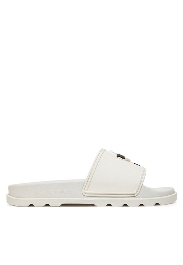 Karl Lagerfeld - KARL LAGERFELD Klapki Kondo Tred KL70905 Biały. Kolor: biały. Materiał: syntetyk