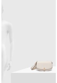 MICHAEL Michael Kors torebka skórzana kolor beżowy. Kolor: beżowy. Materiał: skórzane #7