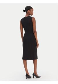 Calvin Klein Sukienka koktajlowa LV044E047G Czarny Slim Fit. Kolor: czarny. Materiał: syntetyk. Styl: wizytowy #4