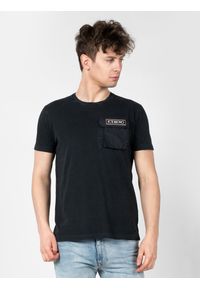 Iceberg T-Shirt "C-Neck" | F0296317 | Mężczyzna | Czarny. Okazja: na co dzień. Kolor: czarny. Materiał: bawełna. Wzór: aplikacja. Styl: klasyczny, casual, elegancki #5