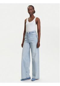 Tommy Jeans Top DW0DW20917 Biały Regular Fit. Kolor: biały #5