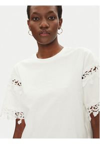 Morgan T-Shirt 251-DFUTUR M Biały Regular Fit. Kolor: biały. Materiał: bawełna #3