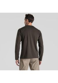 CRAGHOPPERS - Longsleeve męskie Craghoppers NosiLife Abel LS T-Shirt. Kolor: zielony. Długość rękawa: długi rękaw