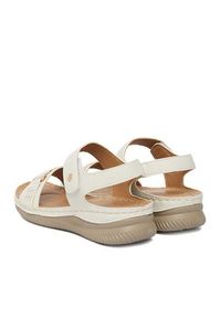 Go Soft Sandały CEO-WYL05010-09 Écru. Kolor: kremowy. Materiał: skóra #9