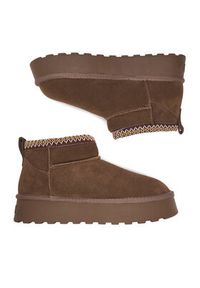 Badura Śniegowce EO-ANGIE-TS6290 Brązowy. Kolor: brązowy. Materiał: zamsz, skóra #3