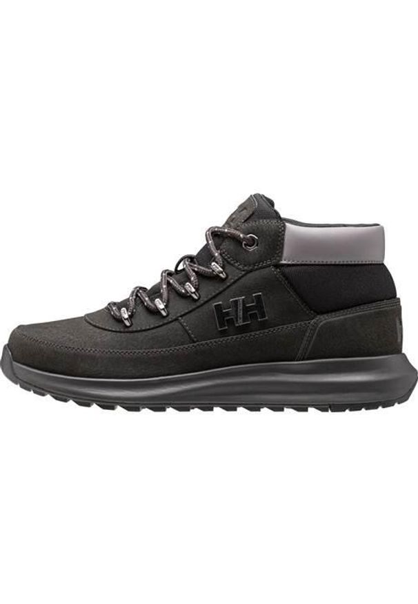 Buty do chodzenia męskie Helly Hansen Birchwood. Wysokość cholewki: za kostkę. Zapięcie: sznurówki. Kolor: wielokolorowy, brązowy, szary. Materiał: guma, materiał, syntetyk. Szerokość cholewki: normalna. Sport: turystyka piesza