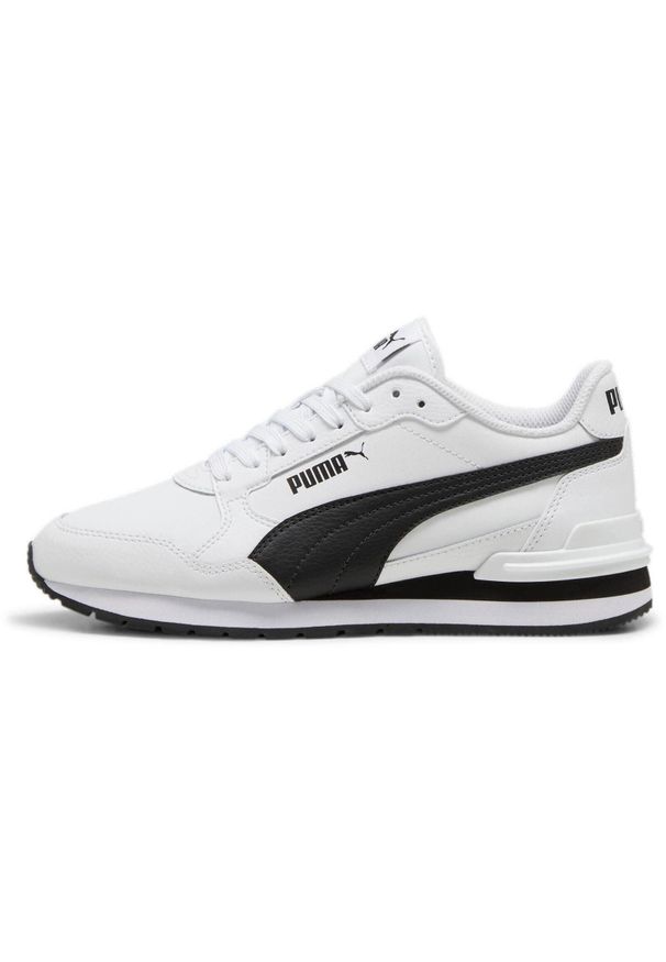 Adidasy Puma St Runner V4 L Jr, Kobiety. Kolor: biały. Materiał: skóra ekologiczna, materiał. Sport: fitness
