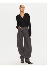 Miss Sixty Kardigan 6L3RJ3990000 Czarny Regular Fit. Kolor: czarny. Materiał: kaszmir, wełna