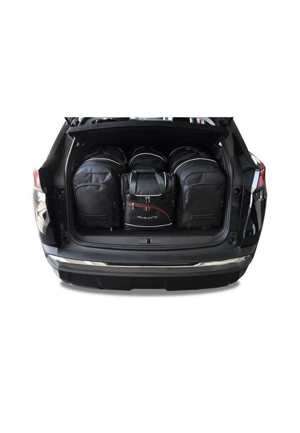 KJUST - Torby Do Bagażnika Peugeot 3008 Phev 2019-2024 4Szt Kjust. Kolor: czarny. Styl: sportowy