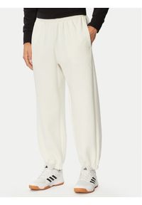 Adidas - adidas Spodnie dresowe Soft Lux KF8574 Kremowy Regular Fit. Kolor: kremowy. Materiał: syntetyk #1