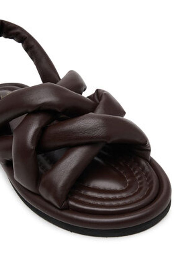 Bronx Klapki Har-Perr 85049-D Brązowy. Kolor: brązowy. Materiał: skóra