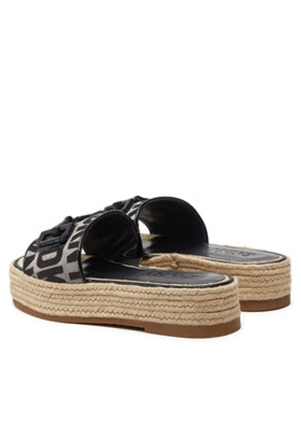DKNY Espadryle K1483276 Czarny. Kolor: czarny. Materiał: materiał