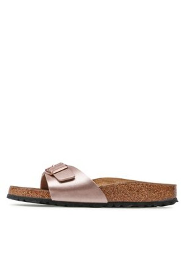 Birkenstock Klapki Madrid Bs 1023927 Różowy. Kolor: różowy. Materiał: skóra
