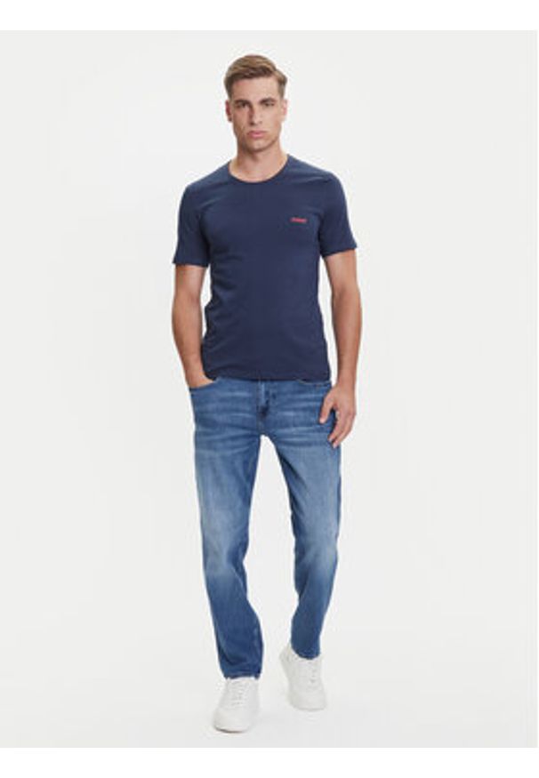 Hugo - HUGO Komplet 3 t-shirtów 50532811 Kolorowy Regular Fit. Materiał: bawełna. Wzór: kolorowy
