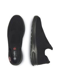 Rieker Sneakersy B7365-00 Czarny. Kolor: czarny. Materiał: materiał #8
