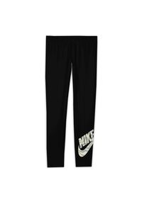 Spodnie treningowe dla dziewcząt Nike Sportswear Favorites GX DC9761. Materiał: materiał, bawełna, dzianina, jersey. Wzór: gładki, nadruk, motyw zwierzęcy #3