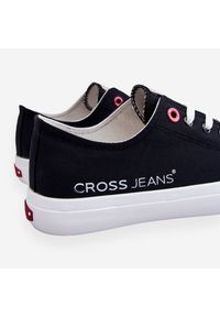 Męskie Trampki Cross Jeans LL1R4023 Czarne. Zapięcie: sznurówki. Kolor: czarny. Materiał: guma, materiał. Styl: klasyczny