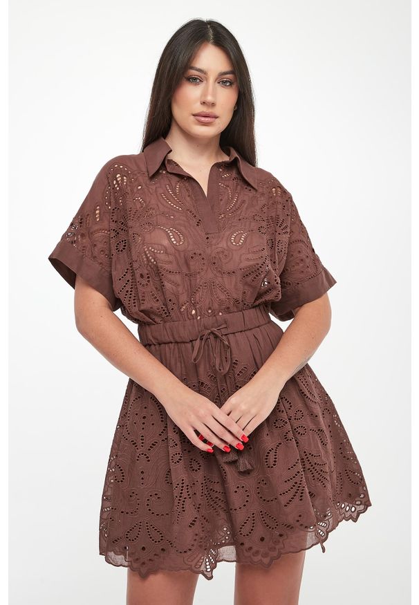 Ermanno Firenze - Sukienka ażurowa ERMANNO FIRENZE. Wzór: ażurowy