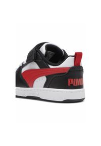 Tenisówki Puma Model Rebound V6 Lo Ac+ Inf Kolor Biały. Kolor: biały, czerwony, wielokolorowy, czarny. Materiał: tkanina, syntetyk